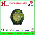 Custom Slap Silicone Watch with printed logo/Silicone slap bracelet watch